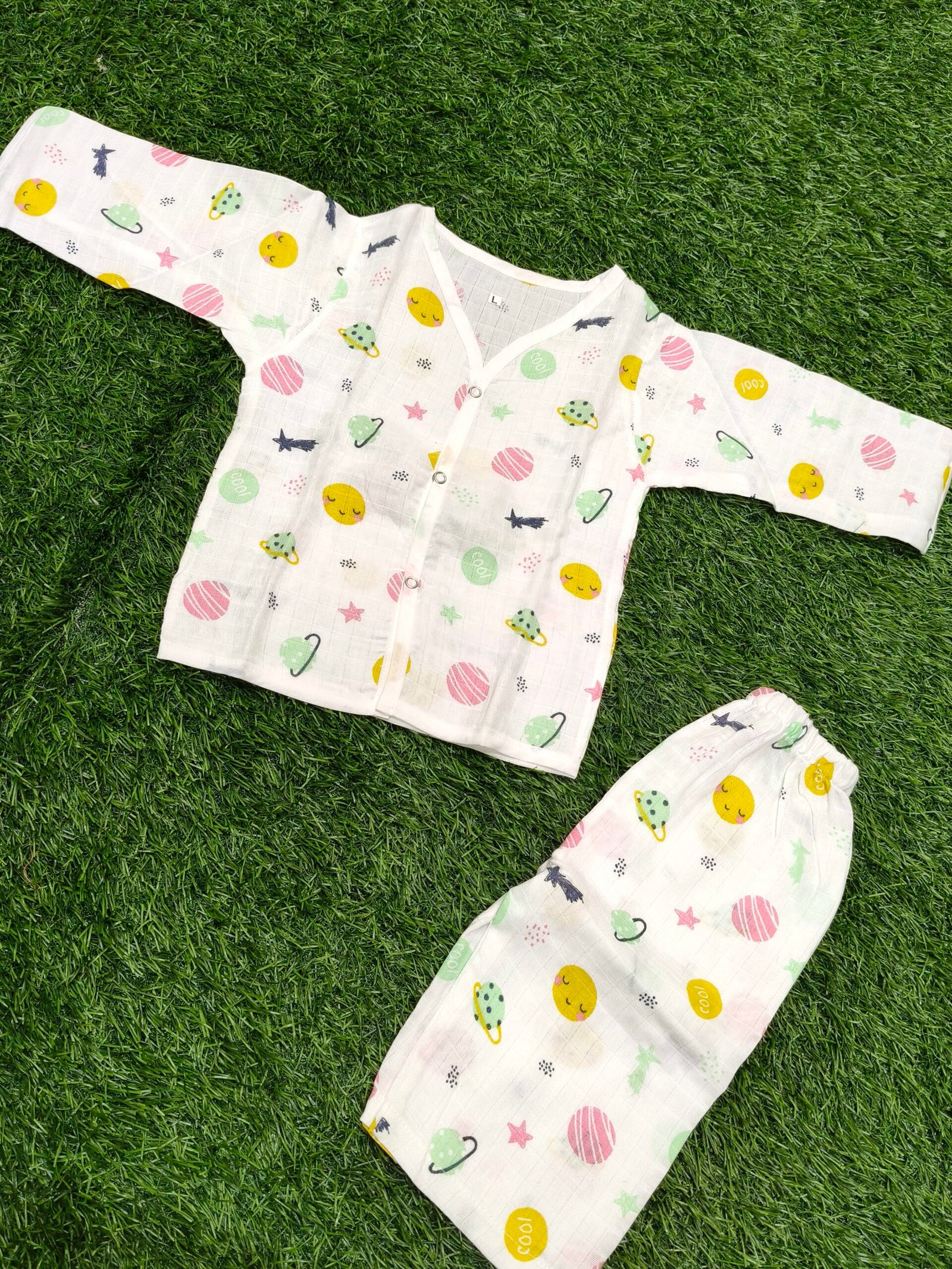 Space Muslin Pant Set - Image 1