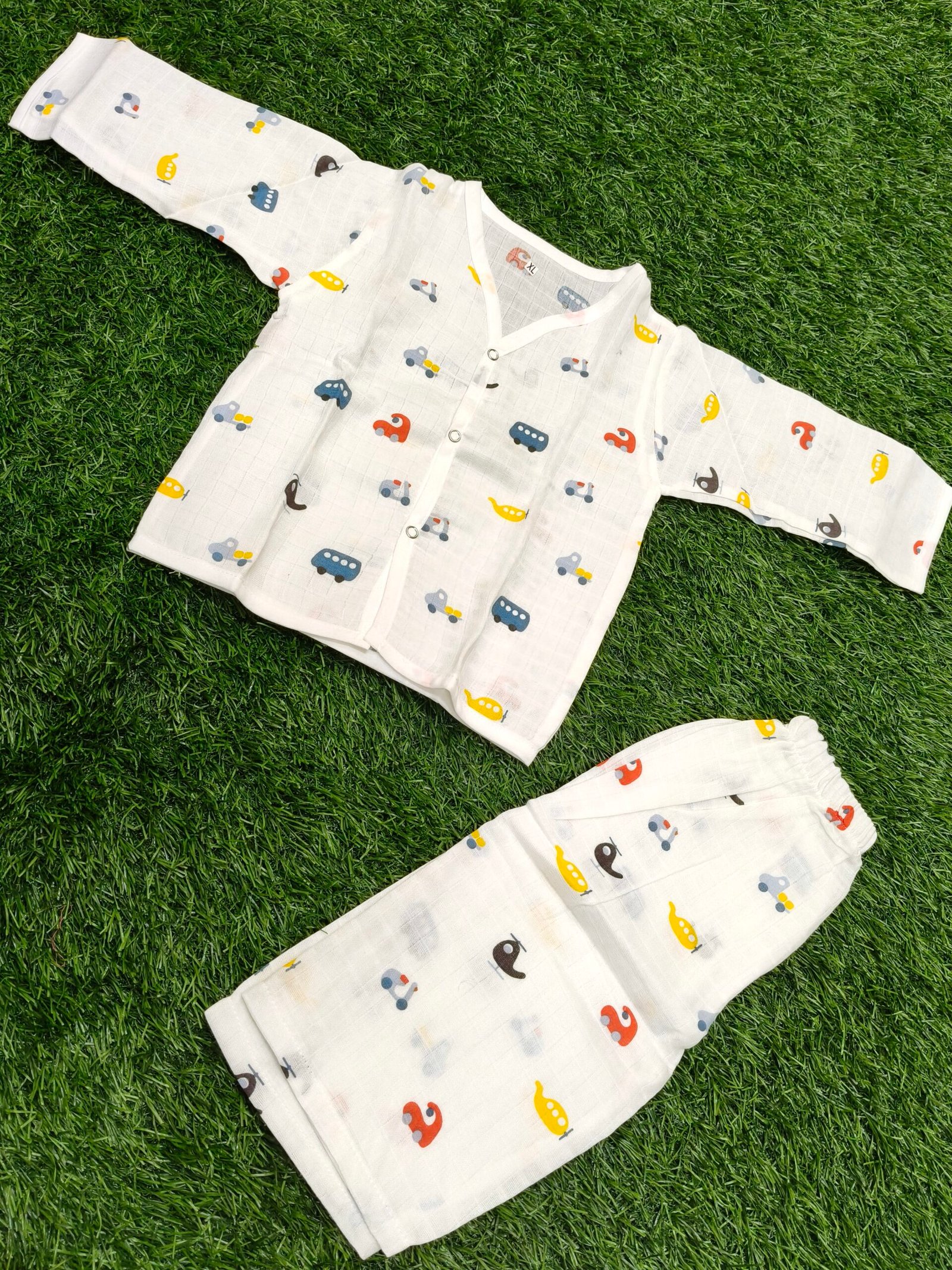 Small Vehicle1 Muslin Pant Set - Image 1