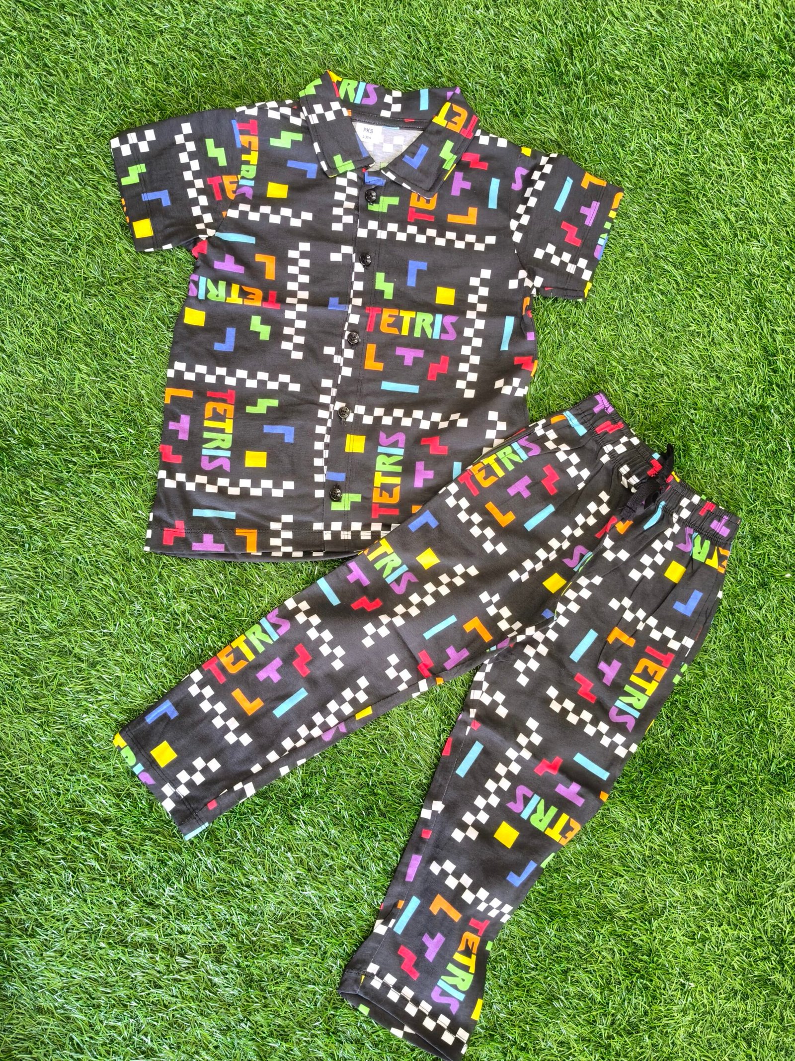 Black Set Pyjama Set - Image 1